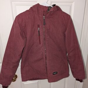 Red Hooded Jacket